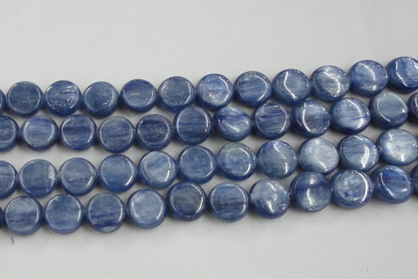 CKC515 15.5 inches 16mm flat round natural Brazilian kyanite beads