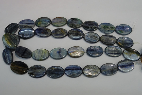 CKC56 15.5 inches 18*25mm oval natural kyanite beads wholesale