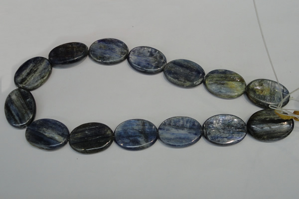 CKC57 15.5 inches 22*30mm oval natural kyanite beads wholesale