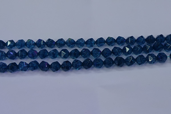 CKC712 15.5 inches 8mm faceted nuggets imitation kyanite beads