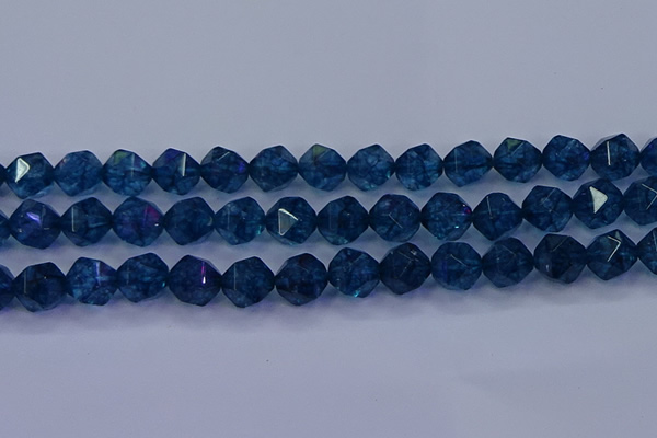 CKC715 15.5 inches 14mm faceted nuggets imitation kyanite beads