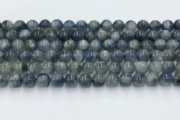 CKC775 15.5 inches 8mm round blue kyanite beads wholesale