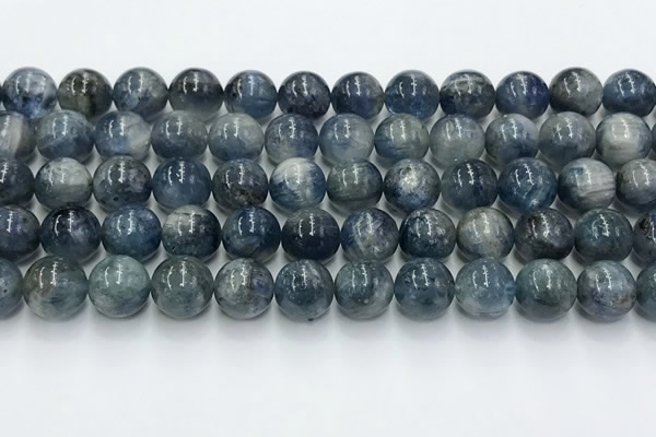 CKC776 15.5 inches 10mm round blue kyanite beads wholesale