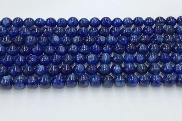 CKC778 15.5 inches 6mm round blue kyanite beads wholesale