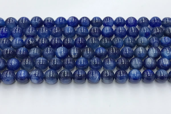 CKC779 15.5 inches 8mm round blue kyanite beads wholesale