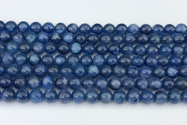 CKC790 15 inches 6mm round blue kyanite beads wholesale