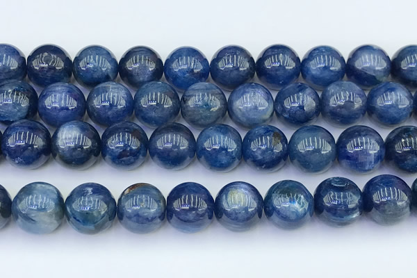 CKC803 15 inches 12mm round blue kyanite beads