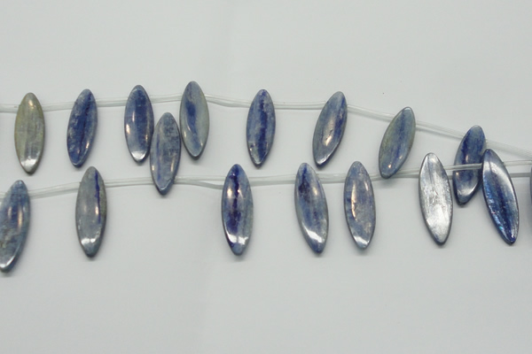 CKC83 Top drilled 13*40mm marquise natural kyanite gemstone beads