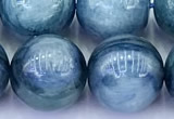 CKC842 15 inches 12mm round blue kyanite beads