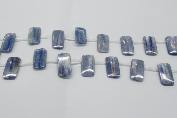 CKC85 Top drilled 13*25mm rectangle natural kyanite gemstone beads