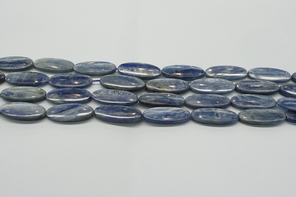 CKC95 15.5 inches 13*30mm oval natural kyanite gemstone beads