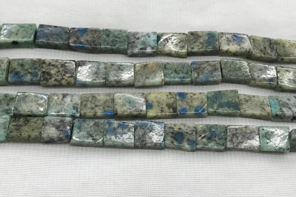 CKJ444 15.5 inches 11*12mm - 12*16mm rectangle natural k2 jasper beads