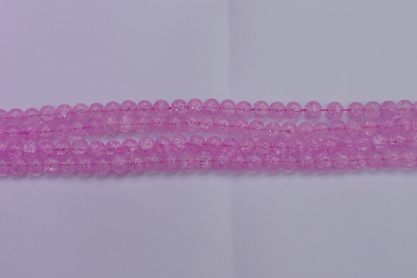CKQ301 15.5 inches 6mm round dyed crackle quartz beads wholesale