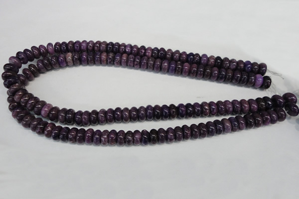 CKU32 15.5 inches 6*10mm rondelle purple kunzite beads wholesale