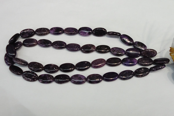 CKU40 15.5 inches 12*20mm oval purple kunzite beads wholesale