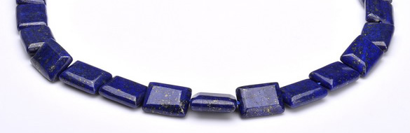 CLA05 Rectangle deep blue dyed lapis lazuli 12*16mm stone beads