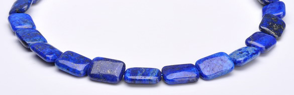 CLA06 Blue 13*18mm rectangle dyed lapis lazuli gemstone beads