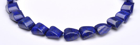 CLA30 14*18mm deep blue dyed lapis lazuli gemstone beads