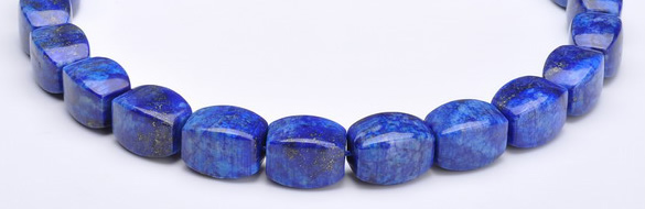 CLA43 9*9*18mm barrel deep blue dyed lapis lazuli beads