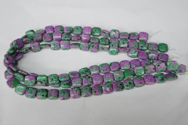 CLA520 15.5 inches 12*12mm square synthetic lapis lazuli beads