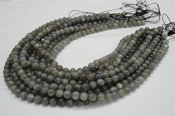 CLB02 16 inches 8mm round labradorite gemstone beads wholesale