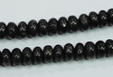CLB301 15.5 inches 5*8mm rondelle black labradorite gemstone beads