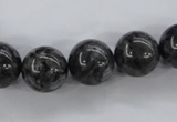CLB355 15.5 inches 14mm round black labradorite beads wholesale
