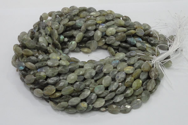 CLB41 15.5 inches 10*14mm faceted oval labradorite gemstone beads