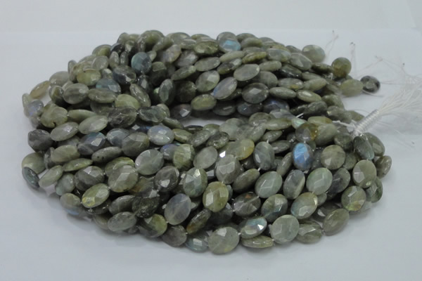 CLB42 15.5 inches 12*16mm faceted oval labradorite gemstone beads