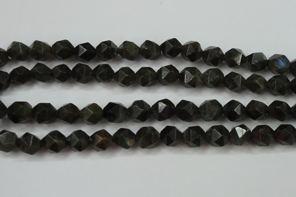 CLB454 15 inches 12mm faceted nuggets labradorite gemstone beads