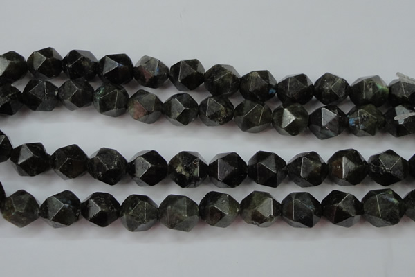 CLB455 15 inches 14mm faceted nuggets labradorite gemstone beads