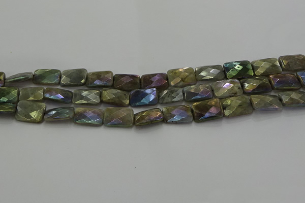 CLB697 15.5 inches 12*16mm faceted rectangle AB-color labradorite beads