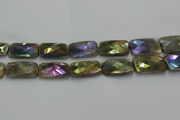 CLB708 15.5 inches 20*30mm faceted rectangle AB-color labradorite beads