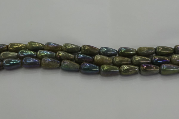 CLB780 15.5 inches 10*20mm teardrop AB-color labradorite beads