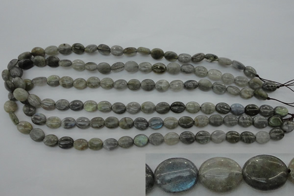 CLB80 15.5 inches 8*10mm oval labradorite beads wholesale