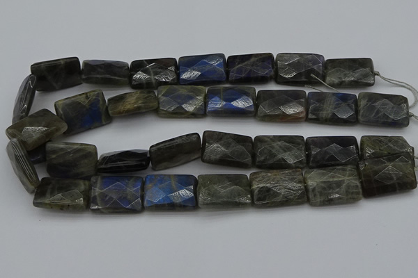 CLB964 15.5 inches 18*25mm faceted rectangle labradorite beads