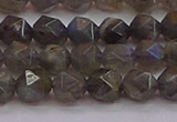 CLB973 15.5 inches 10mm faceted nuggets labradorite gemstone beads