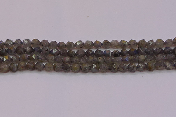 CLB973 15.5 inches 10mm faceted nuggets labradorite gemstone beads