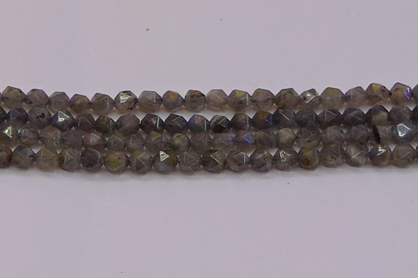 CLB974 15.5 inches 12mm faceted nuggets labradorite gemstone beads