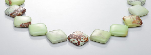 CLE12 20*20mm rhombic lemon turquoise gemstone beads Wholesale