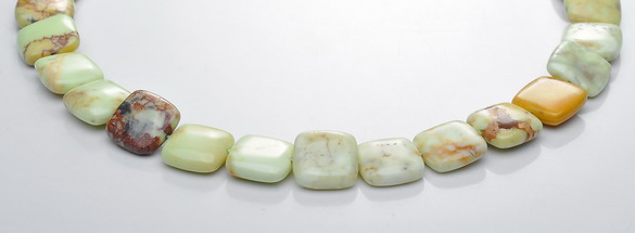 CLE25 square lemon turquoise 15*15mm gemstone beads Wholesale