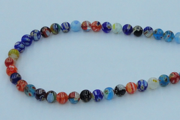 CLG501 16 inches 8mm round lampwork glass beads wholesale