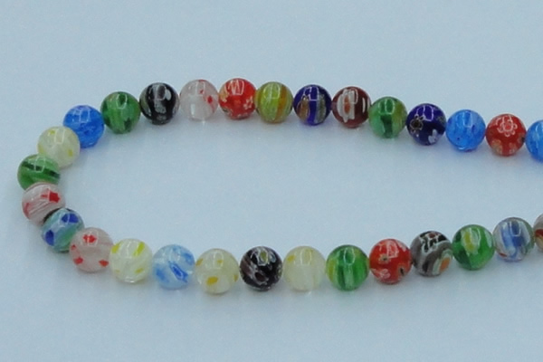 CLG502 16 inches 10mm round lampwork glass beads wholesale