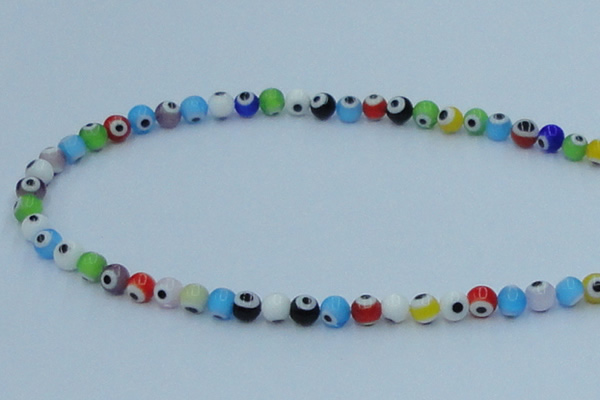 CLG504 16 inches 6mm round lampwork glass beads wholesale