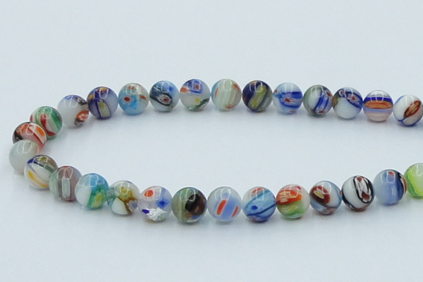 CLG510 16 inches 12mm round lampwork glass beads wholesale