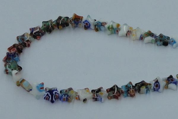 CLG528 16 inches 10*10mm star lampwork glass beads wholesale