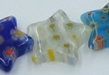 CLG593 16 inches 18*18mm star lampwork glass beads wholesale