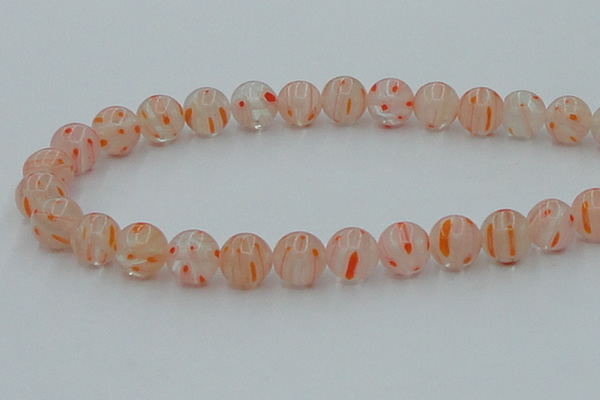 CLG607 16 inches 12mm round lampwork glass beads wholesale