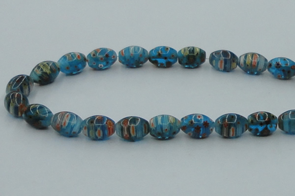 CLG617 3PCS 16 inches 10*16mm rice lampwork glass beads wholesale