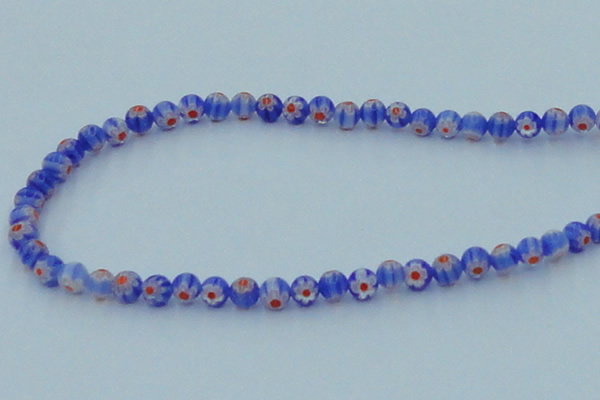 CLG625 10PCS 16 inches 6mm round lampwork glass beads wholesale